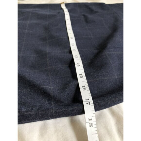 NWT Brooks Brothers Women's Plaid Wool Blend Sheath Dress 4 Navy Dark Academia - Picture 10 of 11